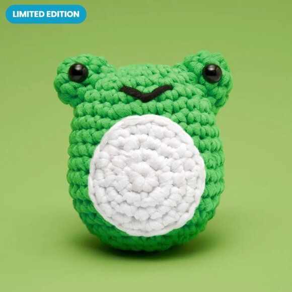 The Woobles Henri The Frog Learn To Crochet Kit For Beginners NEW - Picture 2 of 2